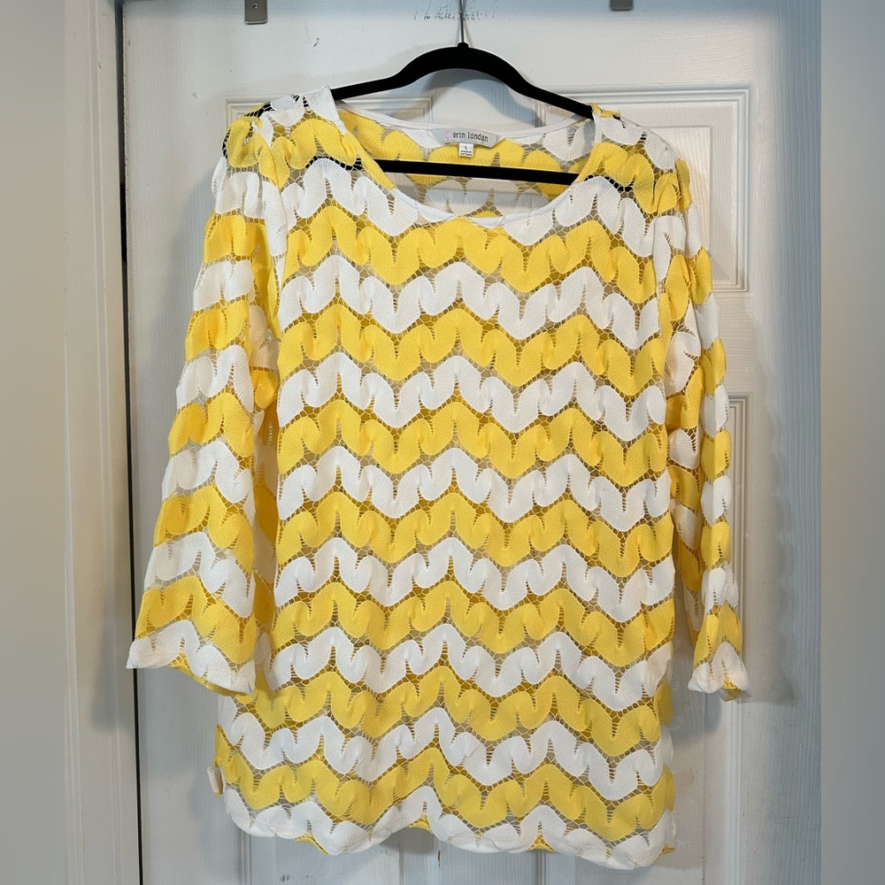 Erin London Semi Sheer Women's Top